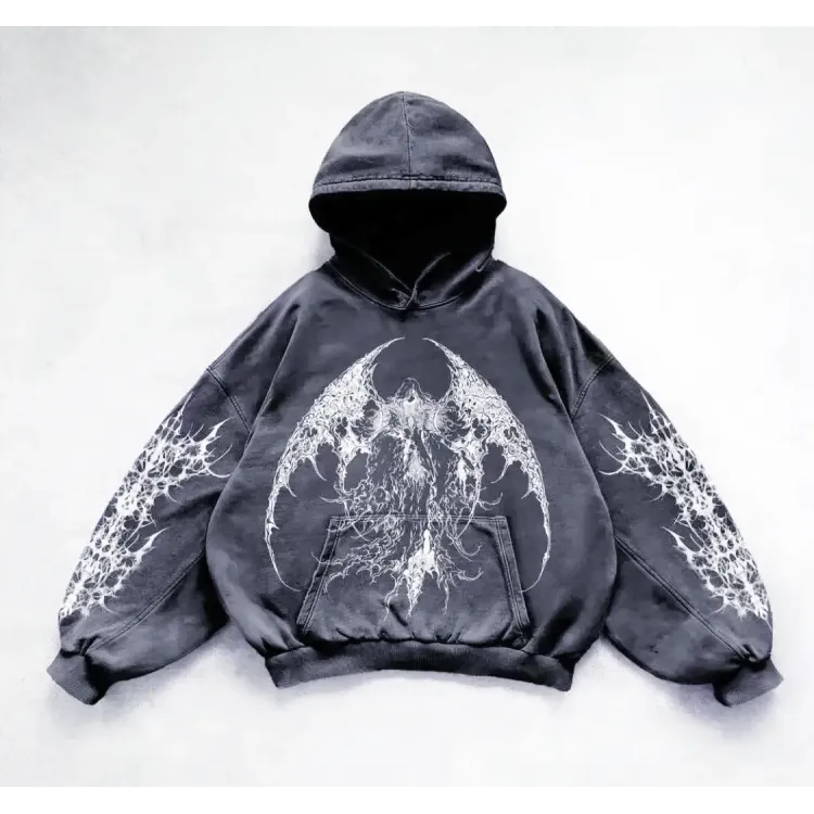 Худі жіноче, світшот сірий, модна толстовка 2700265411 розмір 42