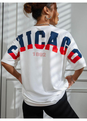 Футболка жіноча з принтом 48 Біла 2664085755