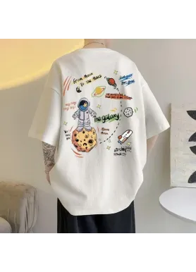 Футболка чоловіча с принтом 46 Біла 2664091078