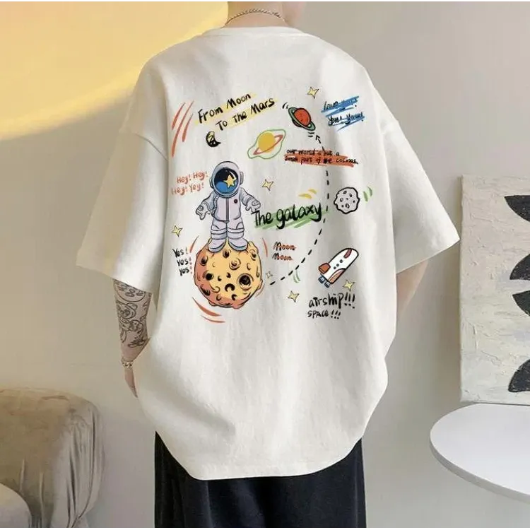 Футболка чоловіча с принтом 46 Біла 2664091078