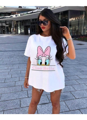 Футболка жіноча з принтом 48 Біла 2664085770