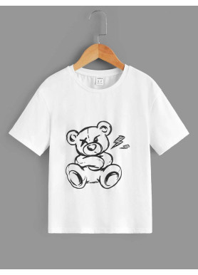 Футболка жіноча з принтом 48 Біла 2664085771