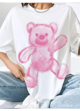 Футболка жіноча з принтом 48 Біла 2664085782