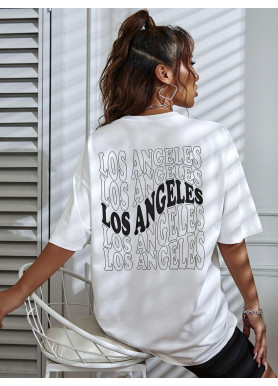 Футболка жіноча з принтом 48 Біла 2664085799