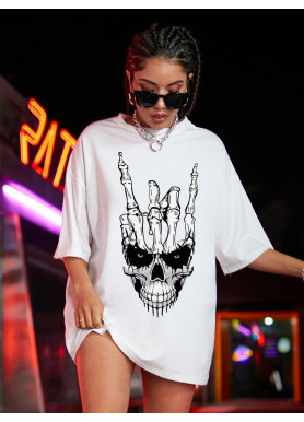 Футболка жіноча з принтом 48 Біла 2664085809