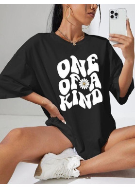 Футболка жіноча з принтом 48 Чорний 2664087657