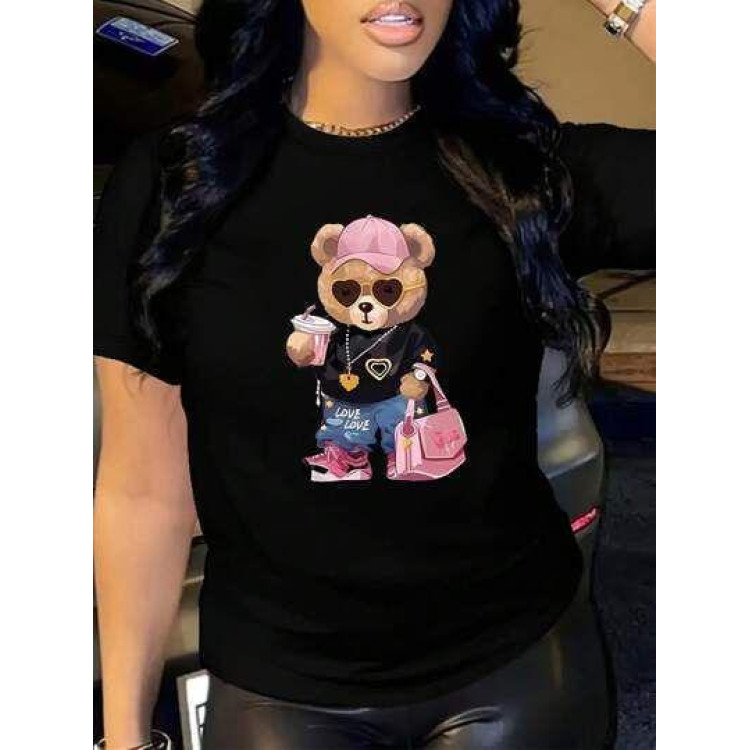 Футболка жіноча з принтом 48 Чорний 2664087715