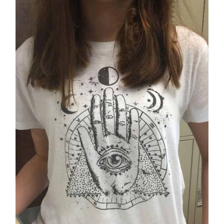 Футболка жіноча з принтом 44 Біла 2634325514