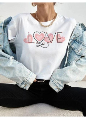 Футболка жіноча з принтом 44 Біла 2634325529