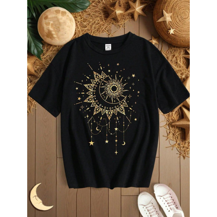 Футболка жіноча з принтом 48 Чорний 2664088794