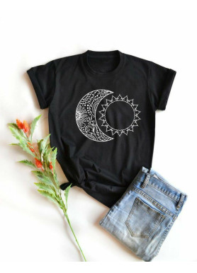 Футболка жіноча з принтом 48 Чорний 2664088802