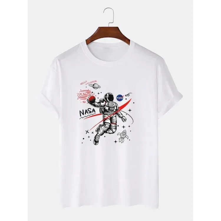 Футболка чоловіча с принтом 46 Біла 2664091041