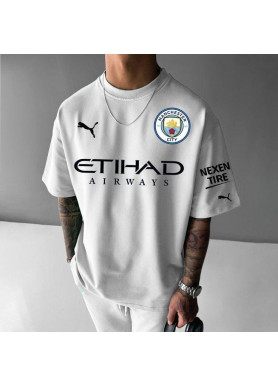 Футболка чоловіча с принтом 46 Біла 2664091046