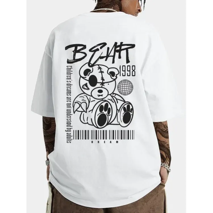 Футболка чоловіча с принтом 46 Біла 2664091047