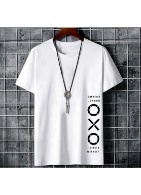 Футболка чоловіча с принтом 46 Біла 2664091051