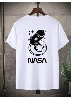 Футболка чоловіча с принтом 46 Біла 2664091057