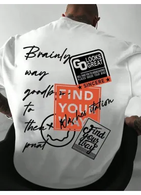 Футболка чоловіча с принтом 46 Біла 2664091061