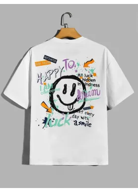 Футболка чоловіча с принтом 46 Біла 2664091062