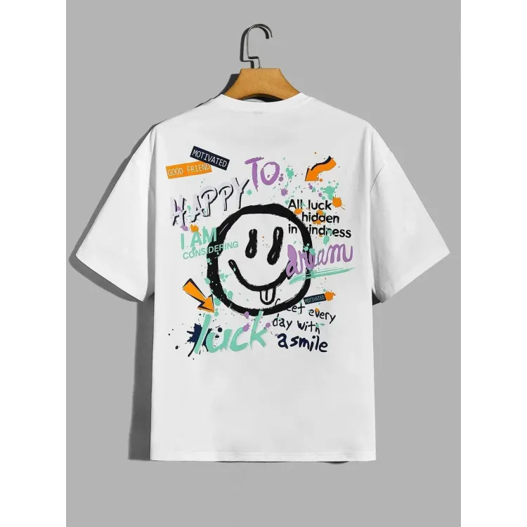 Футболка чоловіча с принтом 46 Біла 2664091062