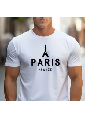 Футболка чоловіча с принтом 46 Біла 2664091063