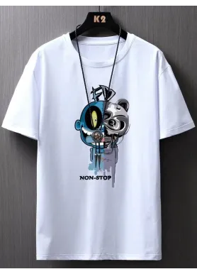 Футболка чоловіча с принтом 46 Біла 2664091066