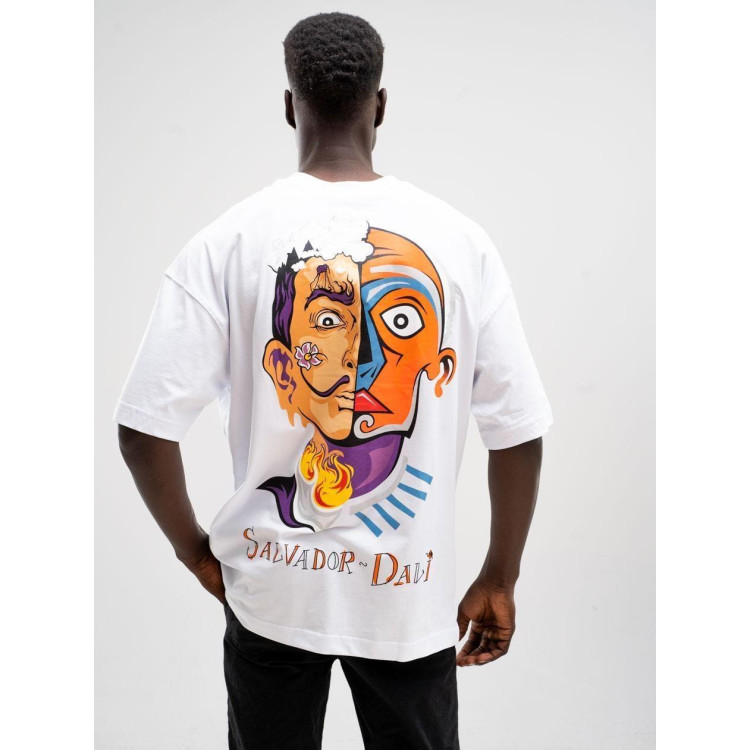 Футболка чоловіча с принтом 46 Біла 2664091068