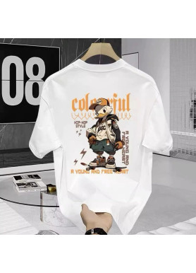 Футболка чоловіча с принтом 46 Біла 2664091069