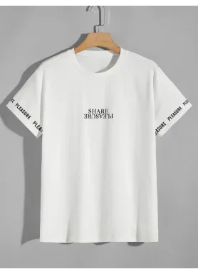 Футболка чоловіча с принтом 46 Біла 2664091074