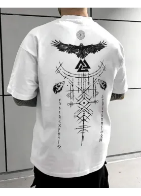 Футболка чоловіча с принтом 46 Біла 2664091079