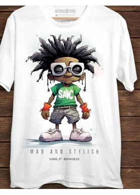 Футболка чоловіча с принтом 46 Біла 2664091082