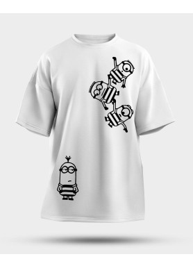 Футболка чоловіча с принтом 46 Біла 2664091087