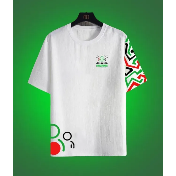 Футболка чоловіча с принтом 46 Біла 2664091091