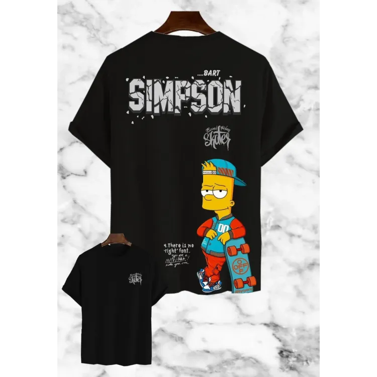 Футболка чоловіча с принтом 46 Чорний 2664091156