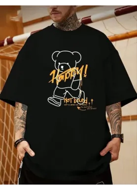 Футболка чоловіча с принтом 46 Чорний 2664091166