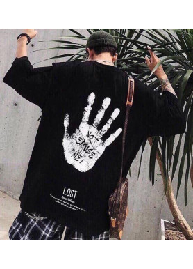 Футболка чоловіча с принтом 46 Чорний 2664091167