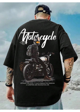 Футболка чоловіча с принтом 46 Чорний 2664091168