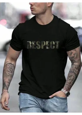 Футболка чоловіча с принтом 46 Чорний 2664091169