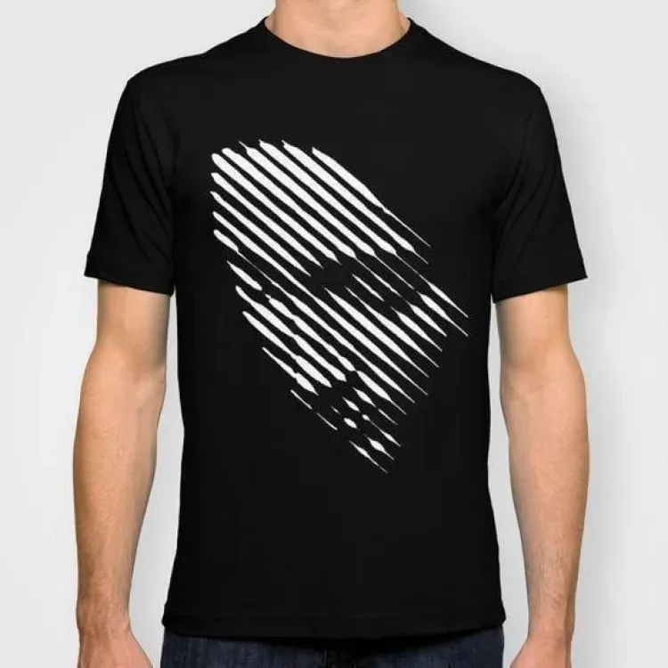 Футболка чоловіча с принтом 46 Чорний 2664091201