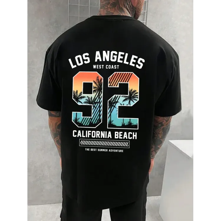 Футболка чоловіча с принтом 46 Чорний 2664091203