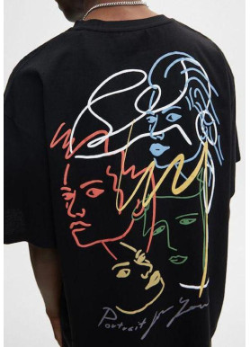 Футболка чоловіча с принтом 46 Чорний 2664092758