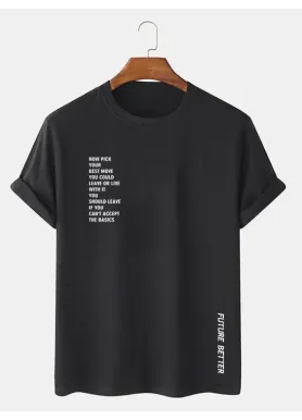 Футболка чоловіча с принтом 46 Чорний 2664092771