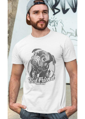 Футболка чоловіча с принтом 46 Біла 2664092798