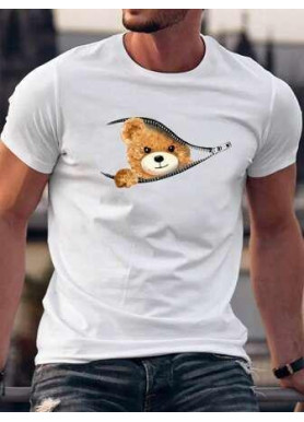 Футболка чоловіча с принтом 46 Біла 2664092813