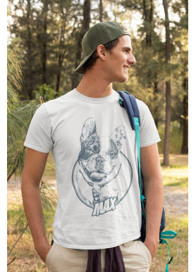 Футболка чоловіча с принтом 46 Біла 2664092817