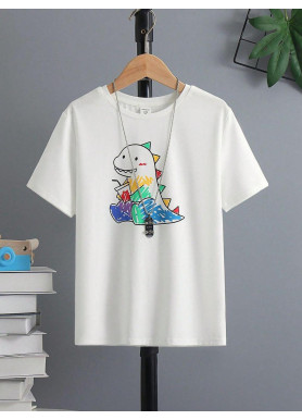 Футболка чоловіча с принтом 46 Біла 2664092819