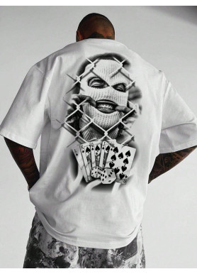 Футболка чоловіча с принтом 46 Біла 2664092832