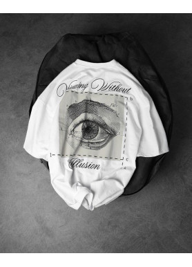 Футболка чоловіча с принтом 46 Біла 2664092834