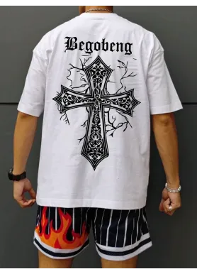 Футболка чоловіча с принтом 46 Біла 2664092837