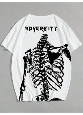 Футболка чоловіча с принтом 46 Біла 2664092853