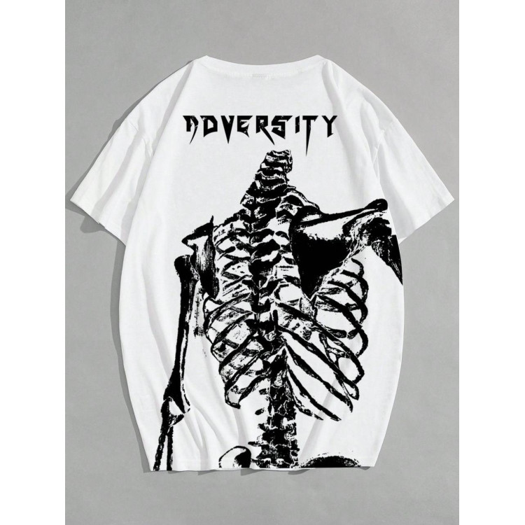 Футболка чоловіча с принтом 46 Біла 2664092853